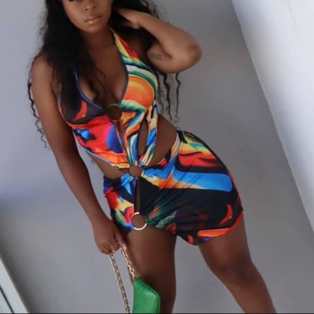 Multi color dress